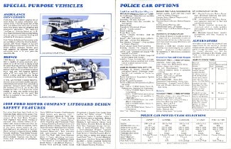 1969 Ford Police and Emergency Vehicles